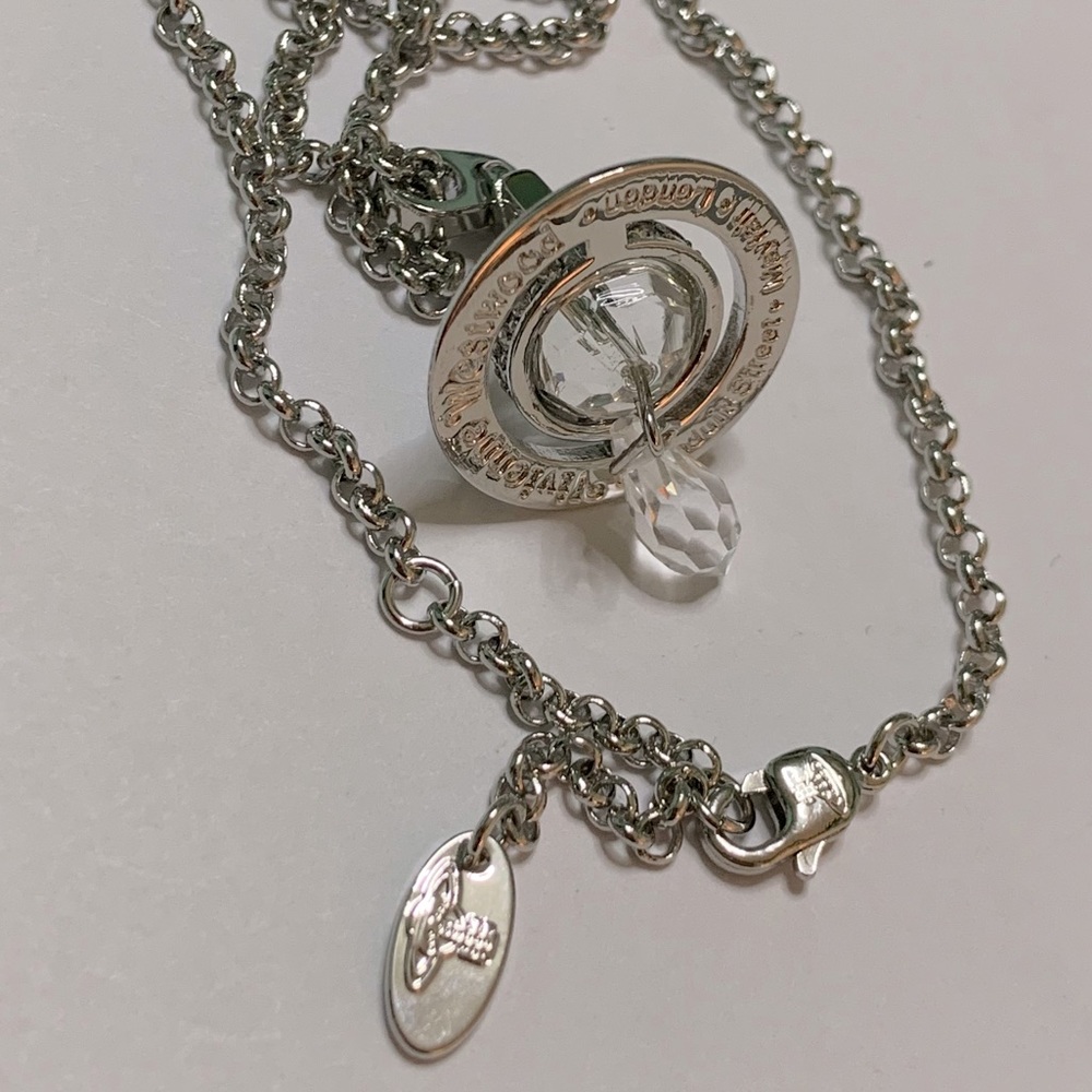 Sold out silver crystal pendant necklace - Picture 5 of 8